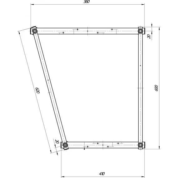 Каркас для ванны 1Marka Piccolo 150x75 см фото 2