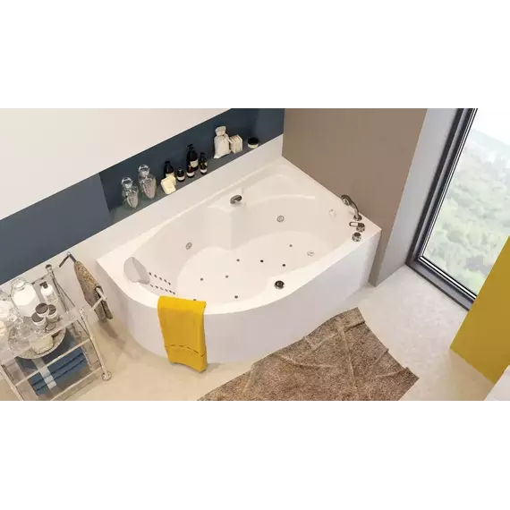 Ванна акриловая 1Marka Diana 160x100 см R, Размер - мм: 1600х1000 фото 8