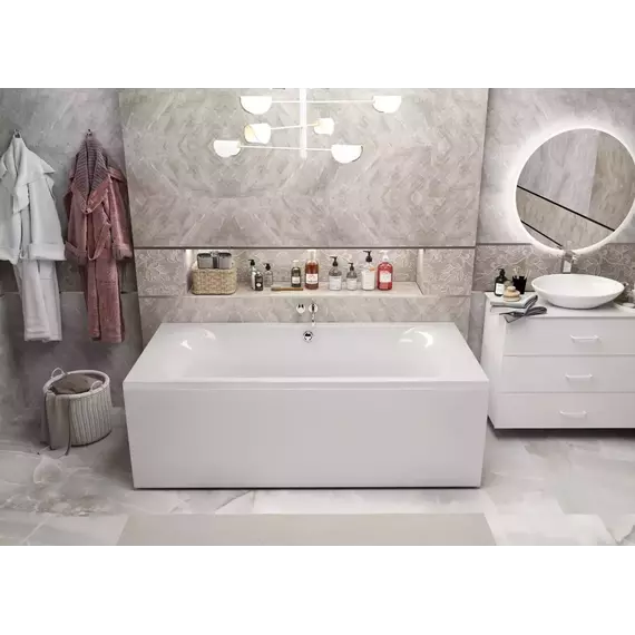 Ванна акриловая 1Marka Esma MG 190x90 см фото 7