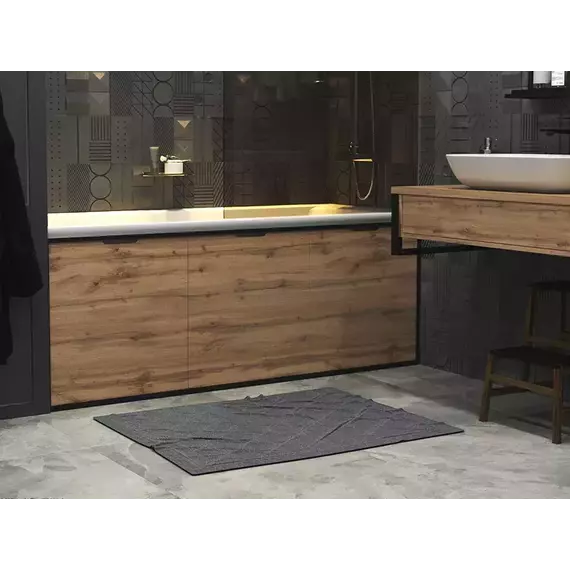 Панель фронтальная для ванны 1Marka Grunge Loft 180 см, дуб вотан фото 2