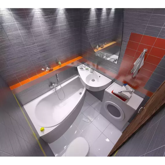 Ванна акриловая 1Marka Piccolo 150x75 см L фото 7