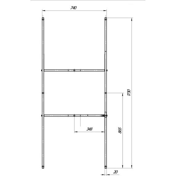 Каркас для ванны 1Marka ПУ 180x80 см фото 2