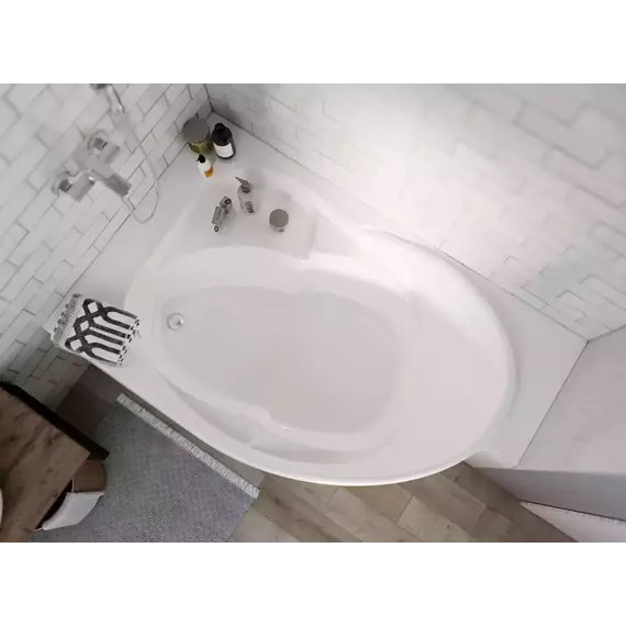 Ванна акриловая 1Marka Ergonomika 175x110 см L фото 13