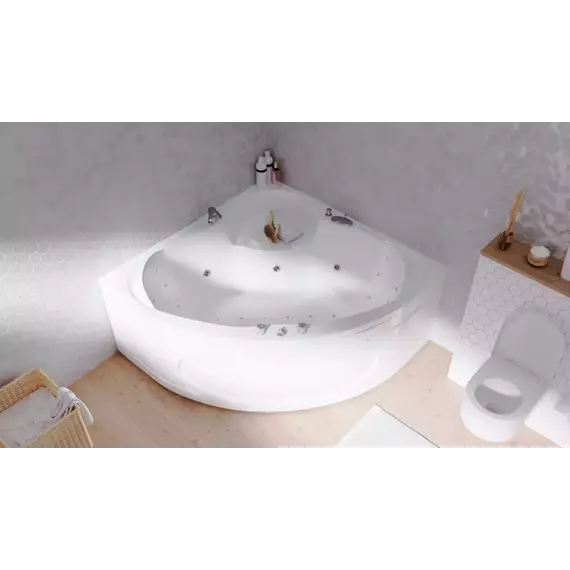 Ванна акриловая 1Marka Trapani 140x140 см фото 7