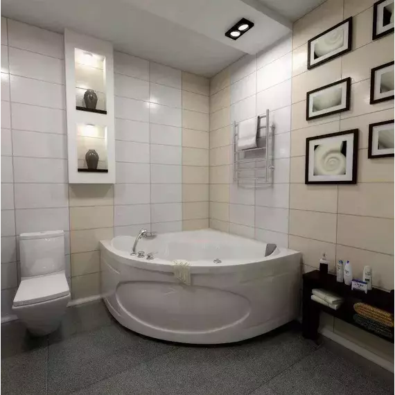 Ванна акриловая 1Marka Afrodita 140x140 см фото 8