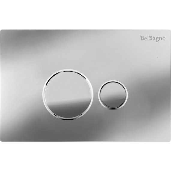 Кнопка смыва BelBagno BB081CR, хром фото 