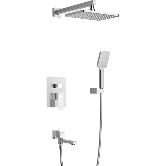 Душевая система для ванны Cezares SLIDER-VDSET-01, Цвет производителя: хром - 2 Душевая система для ванны Cezares SLIDER-VDSET-01, Цвет производителя: хром фото 2