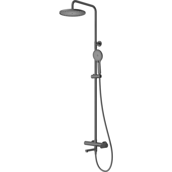 Душевая стойка Cezares STYLUS-CVD-NOP, чёрный матовый, Цвет производителя: чёрный матовый фото 2