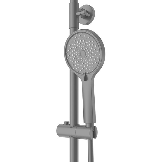 Душевая стойка Cezares STYLUS-CVD-NOP, чёрный матовый, Цвет производителя: чёрный матовый фото 5