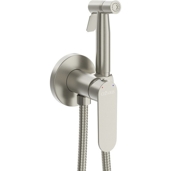 Набор для гигиенического душа Cezares STYLUS-DIF-IN (со скрытой частью) сатин, Цвет производителя: сатин - 2 Набор для гигиенического душа Cezares STYLUS-DIF-IN (со скрытой частью) сатин, Цвет производителя: сатин фото 2