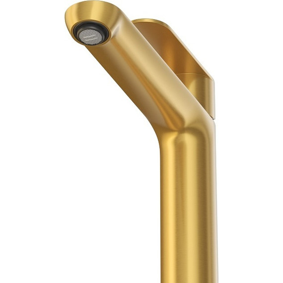 Смеситель для раковины высокий Cezares STYLUS-LC-BORO-W0, брашированное золото, Цвет производителя: брашированное золото - 3 Смеситель для раковины высокий Cezares STYLUS-LC-BORO-W0, брашированное золото, Цвет производителя: брашированное золото фото 3