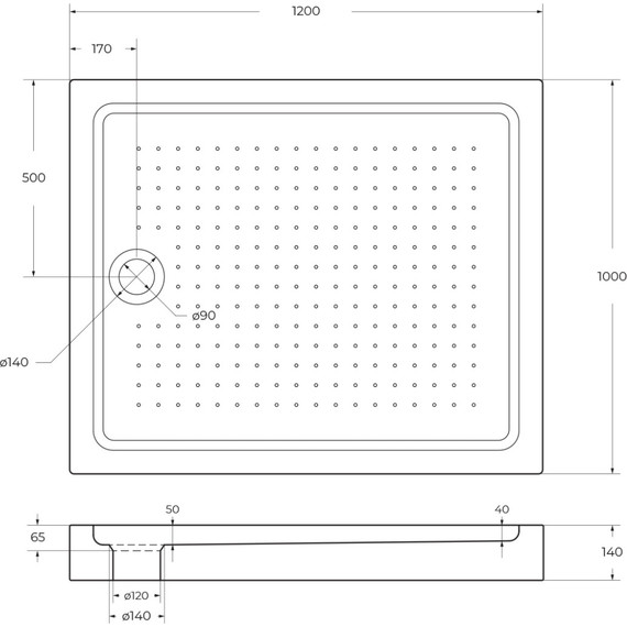 Поддон акриловый BelBagno 120х100 см TRAY-BB-AH-120/100-15-W - 6 Поддон акриловый BelBagno 120х100 см TRAY-BB-AH-120/100-15-W фото 6