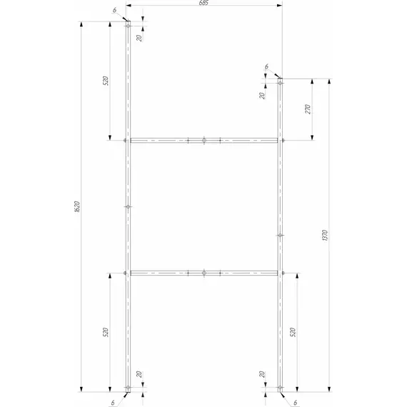 Каркас для ванны 1Marka Alisa 170x75 см фото 3