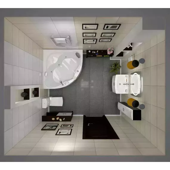 Ванна акриловая 1Marka Afrodita 140x140 см фото 9