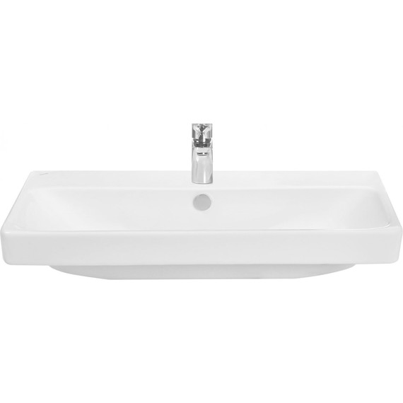 Тумба подвесная с раковиной Акватон Сканди 80 см 1A283001SDZ90, белый/дуб рустикальный фото 11