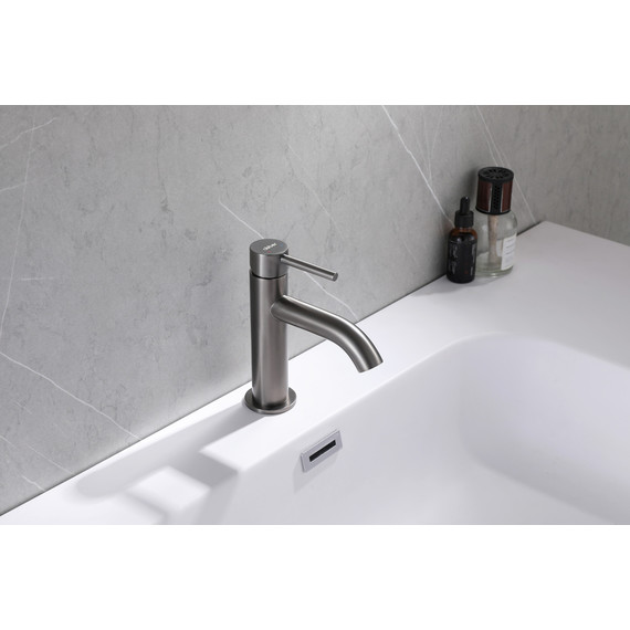 Смеситель для раковины Abber Wasser Kreis AF8110NG, никель, Цвет производителя: никель фото 2