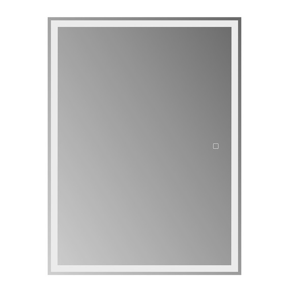Зеркальный шкаф BelBagno 60 см SPC-GRT-600/800-1A-LED-TCH, белый фото 