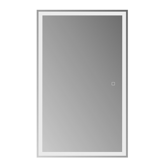 Зеркальный шкаф BelBagno 50 см SPC-GRT-500/800-1A-LED-TCH, белый фото 