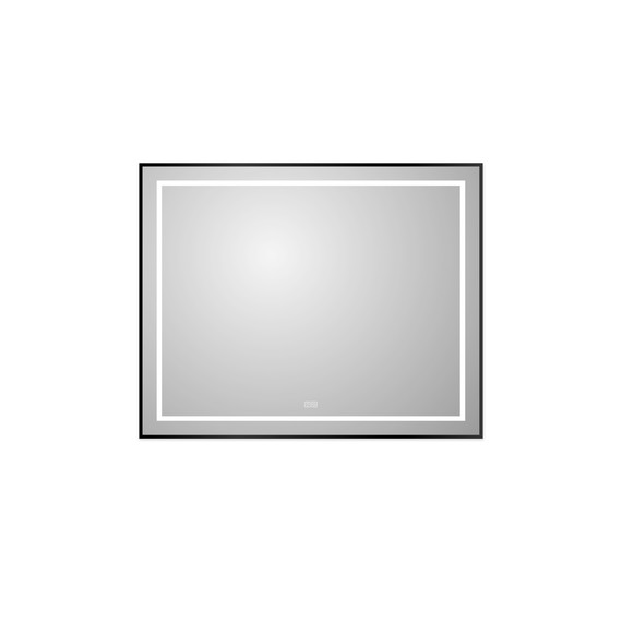Зеркало BelBagno 100x80 см SPC-KRAFT-1000-800-LED-TCH-WARM-NERO фото 