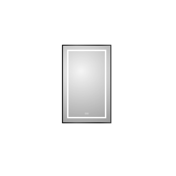 Зеркало BelBagno 50x80 см SPC-KRAFT-500-800-LED-TCH-WARM-NERO фото 