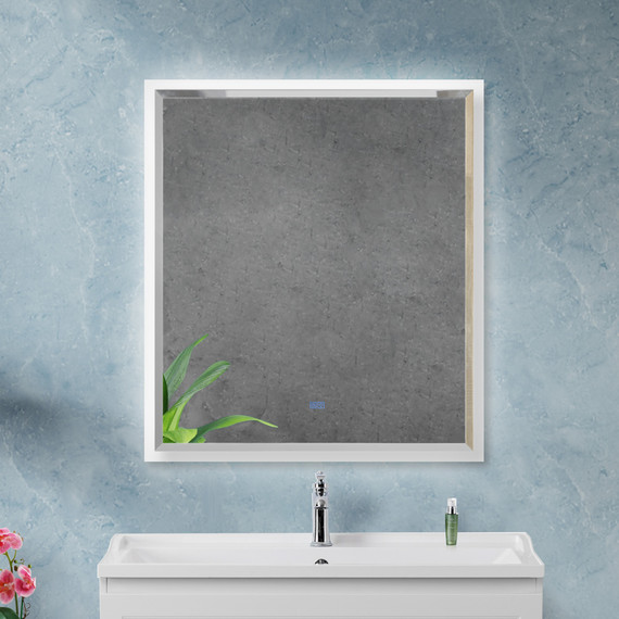 Зеркало Cezares 80 см CZR-SPC-INT-800-900-LED-TCH-WARM-BL, Bianco Lucido - 7 Зеркало Cezares 80 см CZR-SPC-INT-800-900-LED-TCH-WARM-BL, Bianco Lucido фото 7