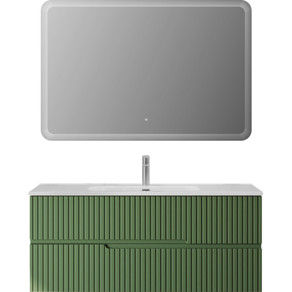 Тумба подвесная с раковиной Cezares DUET-N-1200-2C-SO-PS-P 120 см (раковина CZR-8095-120) фисташковый софт - 10 Тумба подвесная с раковиной Cezares DUET-N-1200-2C-SO-PS-P 120 см (раковина CZR-8095-120) фисташковый софт фото 10