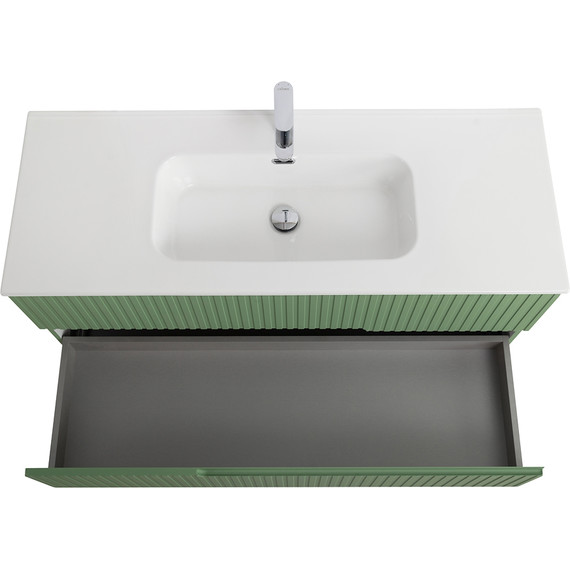 Тумба подвесная с раковиной Cezares DUET-N-1200-2C-SO-PS-P 120 см (раковина CZR-8095-120) фисташковый софт - 7 Тумба подвесная с раковиной Cezares DUET-N-1200-2C-SO-PS-P 120 см (раковина CZR-8095-120) фисташковый софт фото 7