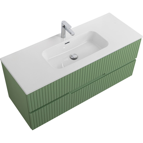 Тумба подвесная с раковиной Cezares DUET-N-1200-2C-SO-PS-P 120 см (раковина CZR-8095-120) фисташковый софт - 5 Тумба подвесная с раковиной Cezares DUET-N-1200-2C-SO-PS-P 120 см (раковина CZR-8095-120) фисташковый софт фото 5