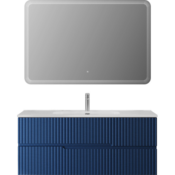 Тумба подвесная с раковиной Cezares DUET-N-1200-2C-SO-SPF-P 120 см (раковина CZR-8095-120) sapfiro фото 8