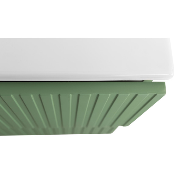 Тумба подвесная с раковиной Cezares DUET-N-1200-2C-SO-PS-P 120 см (раковина CZR-8073-120) фисташковый софт фото 9