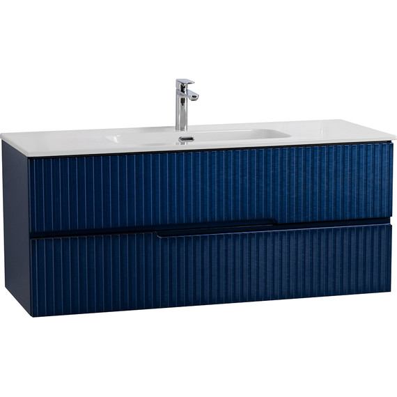 Тумба подвесная с раковиной Cezares DUET-N-1200-2C-SO-SPF-P 120 см (раковина CZR-8095-120) sapfiro фото 2