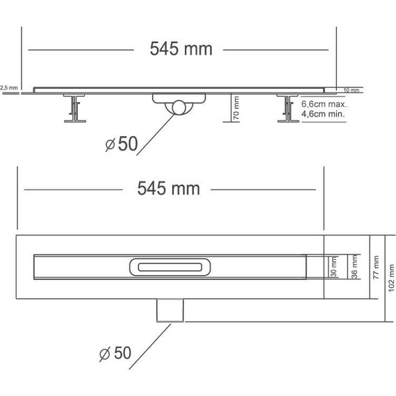 Трап Vincea Say Carmine 50 см SAY.510.50.P.PITI фото 4