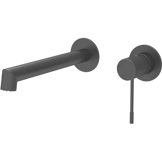 Смеситель для раковины настенный Vincea Desire VBFW-1D1MB, чёрный (со скрытой частью) - 10 Смеситель для раковины настенный Vincea Desire VBFW-1D1MB, чёрный (со скрытой частью) фото 10