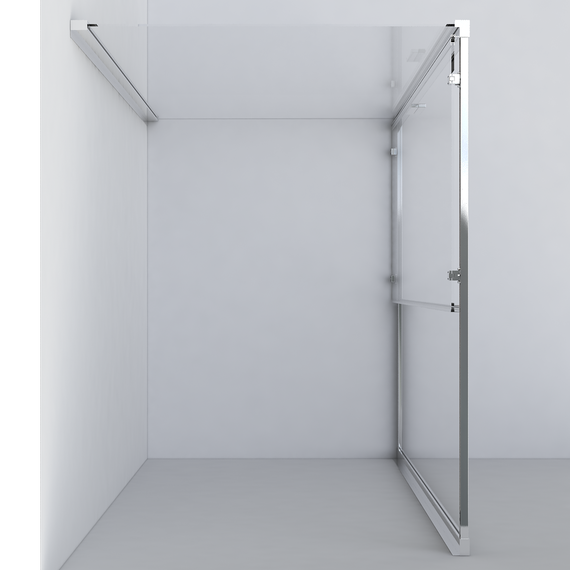 Душевое ограждение Vincea Garda 130x100 см VSR-1G1013CLG, брашированное золото/прозрачное фото 3