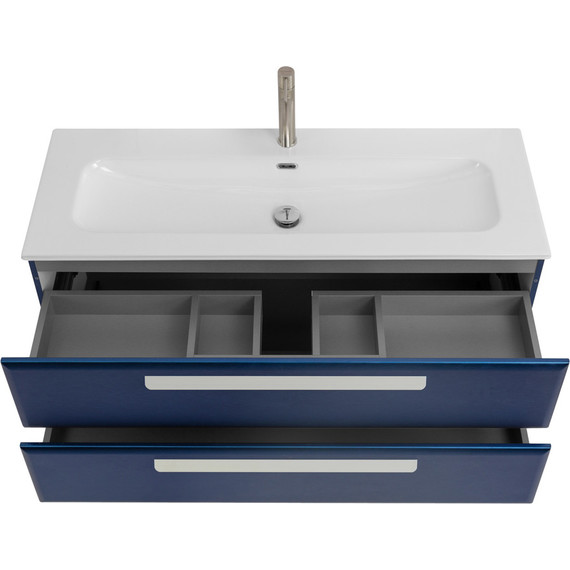 Тумба подвесная с раковиной Cezares ECO-CER-N-1200-2C-SO-SPF-P 120 см (раковина CZR-8073-120) sapfiro фото 4