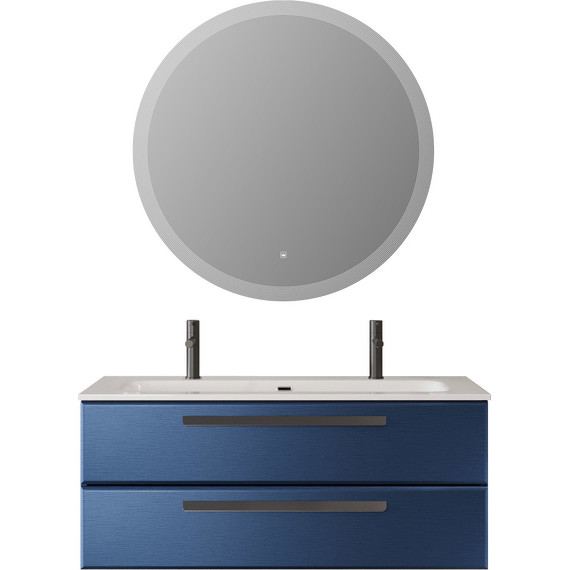 Тумба подвесная с раковиной Cezares ECO-CER-N-1200-2C-SO-SPF-P 120 см (раковина CZR-8073-120-1-2) sapfiro фото 14