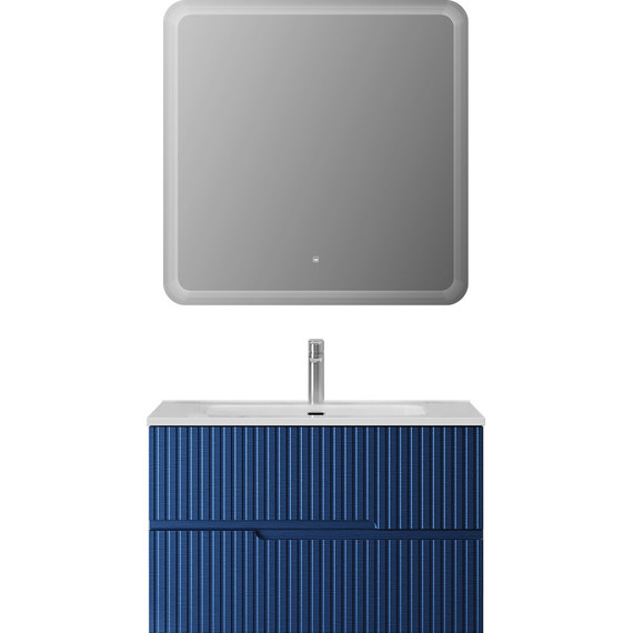 Тумба подвесная с раковиной Cezares DUET-N-800-2C-SO-SPF-P 80 см (раковина CZR-8095-80) sapfiro фото 10