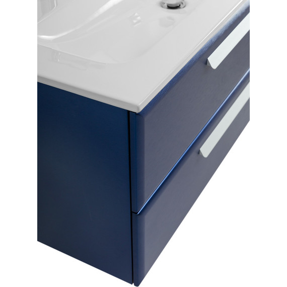 Тумба подвесная с раковиной Cezares ECO-CER-N-1200-2C-SO-SPF-P 120 см (раковина CZR-8073-120-1-2) sapfiro фото 6