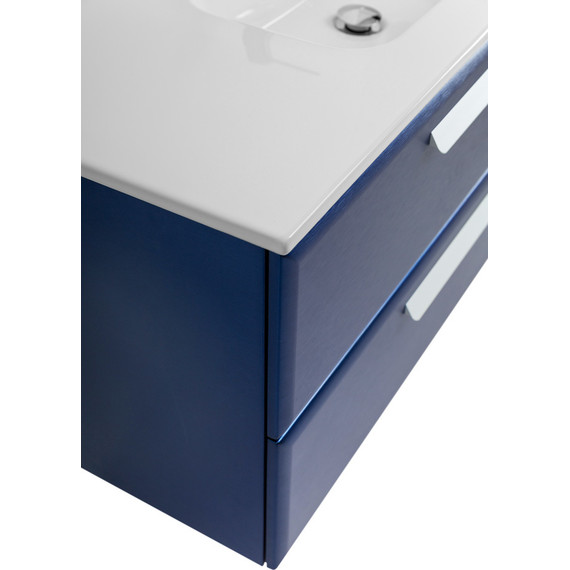 Тумба подвесная с раковиной Cezares ECO-CER-N-1200-2C-SO-SPF-P 120 см (раковина CZR-8095-120) sapfiro фото 7