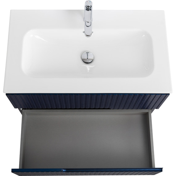 Тумба подвесная с раковиной Cezares DUET-N-800-2C-SO-SPF-P 80 см (раковина CZR-8073-80) sapfiro фото 6