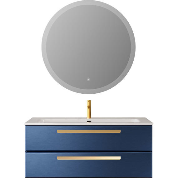 Тумба подвесная с раковиной Cezares ECO-CER-N-1200-2C-SO-SPF-P 120 см (раковина CZR-8073-120) sapfiro фото 14