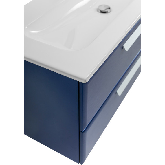 Тумба подвесная с раковиной Cezares ECO-CER-N-1200-2C-SO-SPF-P 120 см (раковина CZR-8073-120) sapfiro фото 6