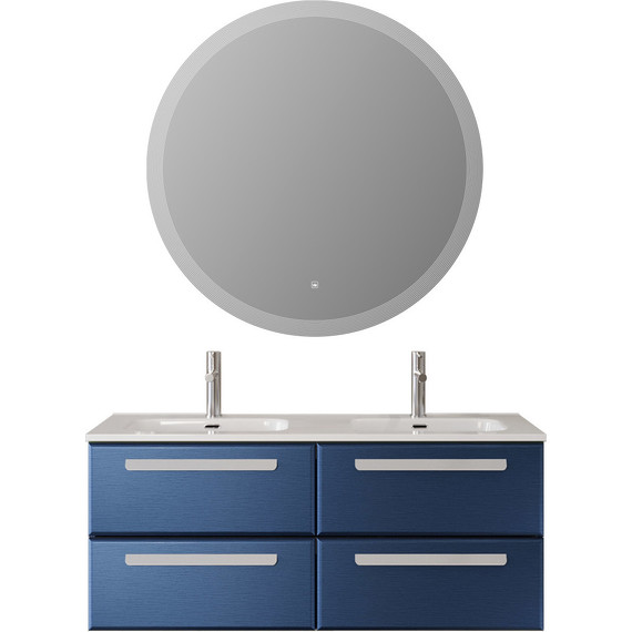 Тумба подвесная с раковиной Cezares ECO-CER-N-1200-4C-SO-2-SPF-P 120 см (раковина CZR-8095-120-2) sapfiro фото 9