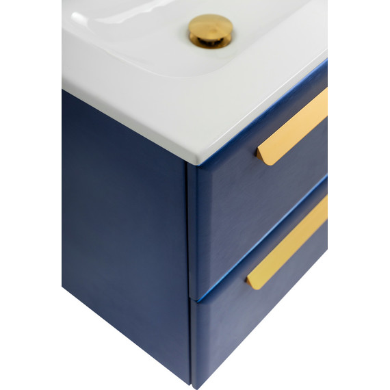 Тумба подвесная с раковиной Cezares ECO-CER-N-1200-4C-SO-2-SPF-P 120 см (раковина CZR-8073-120-2) sapfiro фото 7