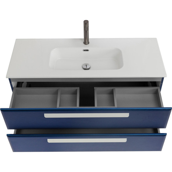 Тумба подвесная с раковиной Cezares ECO-CER-N-1200-2C-SO-SPF-P 120 см (раковина CZR-8095-120) sapfiro фото 4