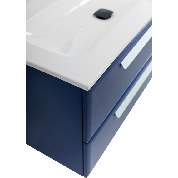 Тумба подвесная с раковиной Cezares ECO-CER-N-1000-2C-SO-SPF-P 100 см (раковина CZR-8073-100) sapfiro фото 6