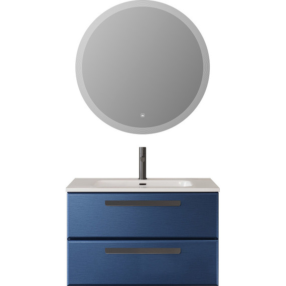 Тумба подвесная с раковиной Cezares ECO-CER-N-800-2C-SO-SPF-P 80 см (раковина CZR-8095-80) sapfiro фото 14