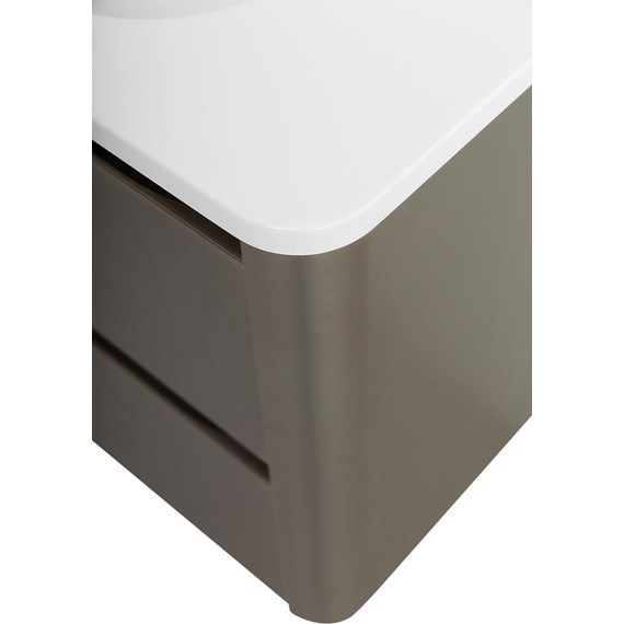 Тумба подвесная с раковиной Cezares RELAX-1000-2C-SO-SAT-P 100 см (раковина CZR-1000/480-LV-MR-NV) сатин фото 7