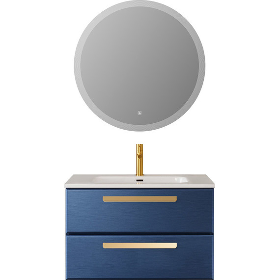 Тумба подвесная с раковиной Cezares ECO-CER-N-800-2C-SO-SPF-P 80 см (раковина CZR-8095-80) sapfiro фото 8