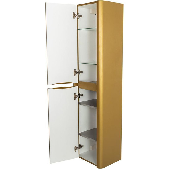 Пенал подвесной Cezares RELAX-1500-2A-SO-BORO-P 40 см, брашированное золото фото 4